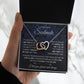 To My Soulmate Necklace for Women, Necklaces For Wife from Husband, Soulmate Necklace to My Future Wife, Necklace For Girlfriend with Message Card and Necklace Gift Box Gift Box Styles on Birthday, Christmas, Wedding, Anniversary Interlocking Heart