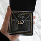 To My Beautiful Soulmate Necklace Gift For Her, Wife Gifts From Husband, Anniversary Gifts For Wife From Husband To My Wife Necklace Message Card and Necklace Gift Box Gift Box Styles on Birthday, Wedding, Anniversary, Valentine Interlocking Heart