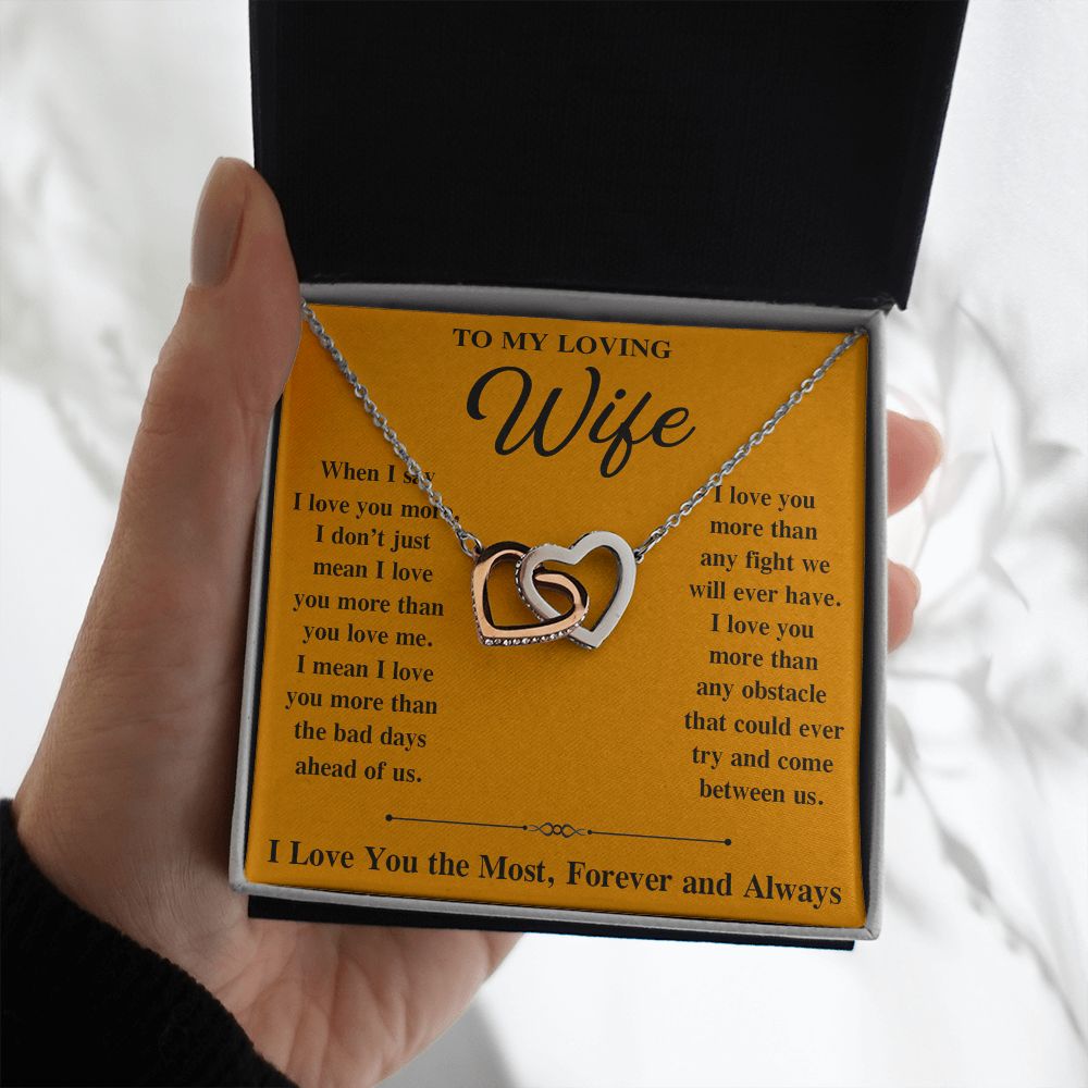 Soulmate Necklace For Women, To My Soulmate, Soulmate Gifts For Her, Future Wife Necklace, Necklaces For Girlfriend, To My Wife Necklace, Wife Necklace From Husband Necklace Message Card and Gift Box Styles on Birthday, Christmas, Valentine Interlocking H