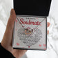 to my soulmate Interlocking Heart
