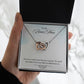 My Bonus Mom Necklace, Dear Mom, Mother's Day Necklace, Gift for Mom from Daughter, Son, Amazing Mom, Perfect Mother Mother's Day Gift, Love Knot Necklace Message Card and Gift Box Styles on Birthday, Christmas, Anniversary  Interlocking Heart