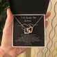 Couples Gifts Necklace To My Hot Soulmate Necklace, Necklace Gifts For Wife From Husband Jewelry Romantic Gifts For My Wife Necklace Custom Name Message Card and Gift Box Styles on Birthday, Christmas, Wedding, Anniversary, Valentine Interlocking Heart
