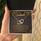 Couples Gifts, My Soulmate Necklace Gifts From Husband, Wedding Anniversary Jewelry For Wife From Husband, Wife Birthday From Husband, To My Soulmate Message Card and Gift Box styles On Birthday, Christmas, Anniversary  Interlocking Heart