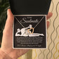 To My Soulmate Necklace For Women, Funny Gifts For Girlfriend,Valentine Christmas Presents For Girlfriend, Best Birthday Meaningful Gift Ideas For Wife, Women Romantic Jewelry For Her Anniversary Message Card and Gift Box Styles Interlocking Heart