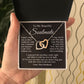Soulmate Necklace Gift From Husband, Anniversary Romantic Gifts for Wife from Husband, Soulmate Birthday Gifts Message Card and Necklace Gifts Box Gift Box Styles on Birthday, Wedding, Anniversary, Valentine Interlocking Heart