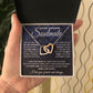 to My Soulmate Necklace, Soulmate Jewelry for Women, Wife Gifts from Husband, Anniversary Necklace for Wife Soulmate Gifts Future Wife Necklace Message Card and Gift Box Styles on Birthday, Wedding, Anniversary, Valentine Interlocking Heart