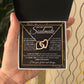 To My Amazing Solmate Necklace Gift From Husband To My Badass Wife Pendant Valentine Jewelry with Message Card and Gift Box. Gift for Wife. Necklace Gift Set for Wife Necklace Gifts Box Gift Box Styles Interlocking Heart
