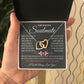 My Beautiful Soulmate Necklace Future Wife Gifts, Promise Necklace For Her, Fiance Gifts For Her, Valentine Gifts For Soulmate With Message Card Box LED, Soulmate Necklace For Women, To My Wife Necklace Interlocking Heart