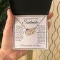 To My Smokin Hot Wife Necklace, Wedding Anniversary Jewelry for Women, Anniversary Gifts For Wife From Husband To My Wife Necklace Message Card and Necklace Gift Box Gift Box Styles on Birthday, Wedding, Anniversary, Valentine Interlocking Heart
