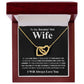 Gifts For Wife Birthday Gifts From Husband Necklace Valentines Day, Necklace for Future Soulmate, Valentine Anniversary Jewelry for Wife Necklace Gifts from Husband - Soulmate Gift Necklace with Message Card and Gift Box Interlocking Heart