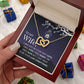 Birthday For Wife, Love Knot Necklace Gifts For Wife From Husband, To My Soulmate Necklace For Women, To My Wife Necklace Wedding Anniversary, I Love You, Meaningful Necklace Message Card and Gift Box Styles on Birthday, Christmas, Anniversary  Interlocki