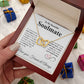 To My Beautiful Soulmate Necklace My Last Everything, Promise Necklace For Her, Fiance Gifts For Her, Valentine Gifts For Future Wife With Message Card Box LED, Soulmate Necklace For Women, To My Wife Necklace copy Interlocking Heart