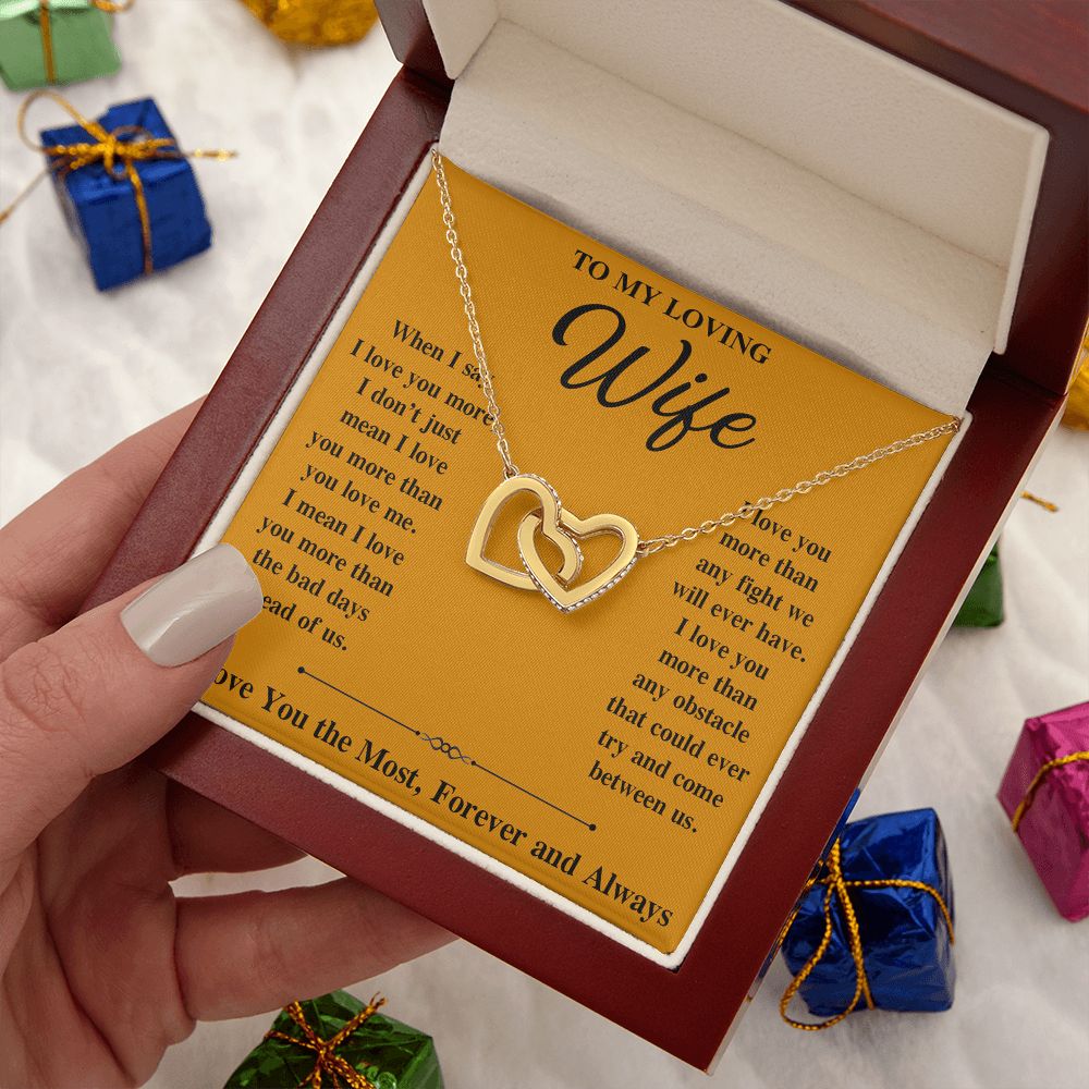 Soulmate Necklace For Women, To My Soulmate, Soulmate Gifts For Her, Future Wife Necklace, Necklaces For Girlfriend, To My Wife Necklace, Wife Necklace From Husband Necklace Message Card and Gift Box Styles on Birthday, Christmas, Valentine Interlocking H