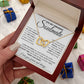to My Soulmate Necklace, Soulmate Jewelry for Women, Wife Gifts from Husband , Valentine Necklace for Wife Soulmate Gifts Future Wife Necklace Message Card and Gift Box Styles on Birthday, Wedding, Anniversary, Valentine Interlocking Heart