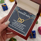 Wife Necklace Gift From Husband To My Badass Wife Pendant Birthday Jewelry with Message Card and Gift Box. Gift for Wife. Necklace Gift Set for Wife Necklace Gifts Box Gift Box Styles Interlocking Heart