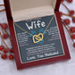 Soulmate Necklace For Women, To My Future Wife, Soulmate Gifts For Her, Future Wife Necklace, Necklaces For Girlfriend, To My Wife Necklace, Wife Necklace From Husband Necklace Message Card and Gift Box Styles on Birthday, Christmas, Valentine Interlockin