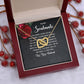 Soulmate Necklace Gifts From Husband, Wedding Anniversary Jewelry For Wife From Husband, Wife Birthday Gifts From Husband, To My Unbiological Sister Message Card and Gift Box styles On Birthday, Christmas, Anniversary  Interlocking Heart