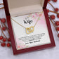 To My Wife Every Passing Second Gift Wife From Husband, Dear Wife, Jewelry For Women, Jewelry For Wife, Love Knot Meaningful Necklace Message Card and Gift Box Styles on Birthday, Christmas, Anniversary Interlocking Heart