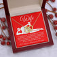 To My Wife Necklace For Women, Funny Gifts For Girlfriend,Valentine Presents For Girlfriend, Best Birthday Meaningful Gift Ideas For Wife, Women Romantic Jewelry For Her Anniversary Message Card and Gift Box Styles  Interlocking Heart