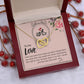The Love Knot Necklace To My Love Knot Necklace, Happy First anniversary, Unique Gift from Husband, Best Jewelry for Wife, Dear Wife, Necklace Message Card and Gift Box Styles on Birthday, Christmas, Anniversary  Interlocking Heart