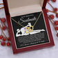 To My Beautiful Soulmate Necklace For Women, Funny Gifts For Girlfriend,Valentine Christmas Presents For Girlfriend, Best Birthday Meaningful Gift Ideas For Wife, Women Romantic Jewelry For Her Anniversary Message Card and Gift Box Styles Interlocking Hea