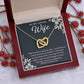 Soulmate Necklace For Women, To My Future Soulmate, Soulmate Gifts For Her, Future Wife Necklace, Necklaces For Girlfriend, To My Wife Necklace, Wife Necklace From Husband Necklace Message Card and Gift Box Styles on Birthday, Christmas, Valentine Interlo