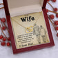 Soulmate Necklace For Women, Soulmate Gifts For Her, Future Wife Necklace, Necklaces Girlfriend, To My Wife Necklace, Wife Necklace From Husband, Necklace Message Card and Gift Box Styles on Birthday, Christmas, Valentine, Anniversary Interlocking Heart