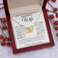 To My Soulmate Necklace Gift for Her, Soulmate Gifts From Husband, Necklaces For Wife From Husband To My Soulmate Necklace Message Card and Necklace Gift Box Gift Box Styles on Birthday, Wedding, Anniversary, Valentine Interlocking Heart