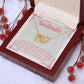 Couples Gifts, Soulmate Necklace Gifts From Husband, Wedding Anniversary Jewelry For Wife From Husband, Wife Birthday From Husband, To My Soulmate Message Card and Gift Box styles On Birthday, Christmas, Anniversary  Interlocking Heart
