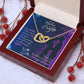 Couples Gifts,To My Doctor Wife Girlfriend Necklace Gifts From Husband, Wedding Anniversary Jewelry For Wife From Husband, Wife Birthday From Husband, To My Beautiful Wife Girlfriend Message Card and Gift Box styles On Birthday, Christmas, Anniversary Int