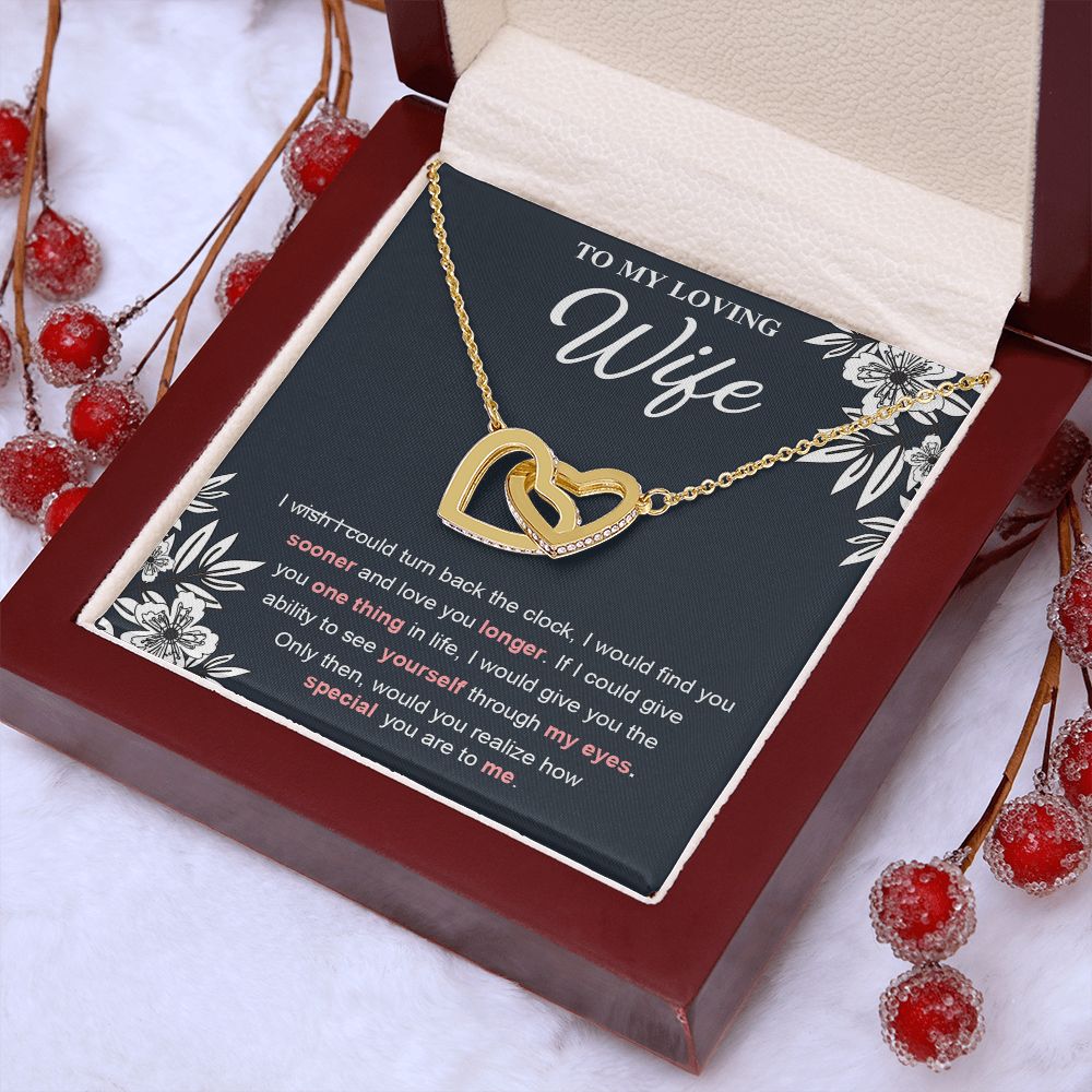 Soulmate Necklace For Women, To My Future Soulmate, Soulmate Gifts For Her, Future Wife Necklace, Necklaces For Girlfriend, To My Wife Necklace, Wife Necklace From Husband Necklace Message Card and Gift Box Styles on Birthday, Christmas, Valentine Interlo