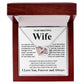 Gifts For Wife Birthday Gifts From Husband Necklace Valentines Days, Necklace for Future Soulmate, Valentine Necklace Jewelry for Wife Necklace Gifts from Husband - Soulmate Gift Necklace with Message Card and Gift Box Interlocking Heart