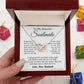 Soulmate Necklace from Husband, Anniversary Romantic Gifts for Wife from Husband to My Wife Necklaces for Wife Birthday Gifts, Wife Jewelry Necklace Message Card and Necklace Gift Box Gift Box Styles on Birthday, Wedding, Anniversary, Valentine Interlocki