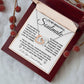 To My Beautiful Soulmate Necklace Gift for Her, Soulmate for Wife Birthday Gifts from Husband, Anniversary Jewelry for Women, Soulmate Gifts, Message Card and Necklace Gifts Box Gift Box Styles on Birthday, Wedding, Anniversary, Valentine Interlocking Hea