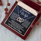 To My Beautiful Wife Necklace, Soulmate Jewelry For Women, Wife Necklace From Husband, Soulmate Anniversary Gifts Necklace For Wife, Soulmate Gifts For Her, To My Future Wife Necklace Soulmate Interlocking Heart