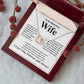 Gifts For Wife Birthday Gifts From Husband Necklace Valentines Days, Necklace for Future Soulmate, Valentine Necklace Jewelry for Wife Necklace Gifts from Husband - Soulmate Gift Necklace with Message Card and Gift Box Interlocking Heart