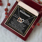 To My Soulmate Necklace To My Future Wife Necklace Gifts, Promise Necklace For Her, Fiance Gifts For Her, Wedding Necklace Gifts For Soulmate From Husband With Message Card Box LED, Soulmate Necklace For Women, To My Wife Necklace Interlocking Heart