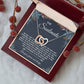To My Soulmate Necklace Gift, Necklaces For Wife from Husband, Soulmate Necklace to My Beautiful Soulamte, Necklace For Soulmate with Message Card and Necklace Gift Box Gift Box Styles on Birthday, Christmas, Wedding, Anniversary, Valentine Interlocking H