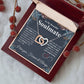 To My Beautiful Soulmate Necklace My Last Everything, Promise Necklace For Her, Fiance Gift For Her, Wedding Gifts For Future Wife With Message Card Box LED, Soulmate Necklace For Women, To My Wife Necklace Interlocking Heart