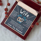 Soulmate Necklace For Women, To My Future Wife, Soulmate Gifts For Her, Future Wife Necklace, Necklaces For Girlfriend, To My Wife Necklace, Wife Necklace From Husband Necklace Message Card and Gift Box Styles on Birthday, Christmas, Valentine Interlockin
