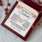 Soulmate Necklace Gifts from Husband, Wedding Anniversary Gifts for Wife from Husband, Wife Valentine Gifts from Husband, To My Wife Necklace Message Card and Necklace Gifts Box Gift Box Styles on Birthday, Wedding, Anniversary, Valentine Interlocking Hea