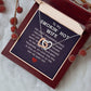 Couples Gifts, Smokin' Hot Wife Necklace Gifts From Husband, Wedding Anniversary Jewelry For Wife From Husband, Wife Birthday From Husband, To My Unbiological Sister Message Card and Gift Box styles On Birthday, Christmas, Anniversary  Interlocking Heart