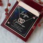 Birthday For Wife, Love Necklace Gifts For Wife From Husband, To My Soulmate Necklace For Women, To My Wife Necklace Wedding Anniversary, I Love You, Love Knot Meaningful Necklace Message Card and Gift Box Styles on Birthday, Christmas, Anniversary Interl