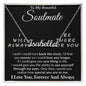 To My Beautiful Soulmate NAme Necklace I Love You Wife Message Card and Box Gift Set for Girlfriend Women from Husband Boyfriend Couples Gifts Pendant Jewelry Valentines Day Anniversary Birthday (5) CUSTOM NAME