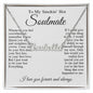 To My Smokin Hot Wife Necklace, Wedding Anniversary Jewelry for Women, Anniversary Gifts For Wife From Husband To My Wife Necklace Message Card and Necklace Gift Box Gift Box Styles on Birthday, Wedding, Anniversary, Valentine CUSTOM NAME