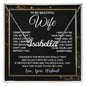 Wife Necklace Gifts From Husband, For Wife From Husband, Soulmate Anniversary Gifts From Husband, Necklaces For Wife From Husband To My Wife Necklace Message Card and Necklace Gift Box Gift Box Styles on Birthday, Wedding, Anniversary, Valentine CUSTOM NA