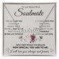 Personalized Valentine Gift For Wife, To My Soulmate Necklace For Women, Soulmate Jewelry, To My Wife Necklace From Husband, Necklace Custom Name Message Card and Gift Box Styles on Birthday, Christmas, Wedding, Anniversary CUSTOM NAME