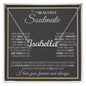 Personalized Name To My Future Wife Necklace, to my Wife Necklace, Necklaces For Wife From Husband, To My Beautiful Soulmate Necklace, Necklace For Girlfriend, Gift for Her with Message Card and Gift Box CUSTOM NAME