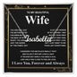 Gifts For Wife Birthday Gifts From Husband Necklace Valentines Days, Necklace for Future Soulmate, Valentine Wedding Jewelry for Wife Necklace Gifts from Husband - Soulmate Gift Necklace with Message Card and Gift Box CUSTOM NAME