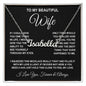 Soulmate Necklace Gifts From Husband, For Wife From Husband, Wife Gifts From Husband, Necklaces For Wife From Husband To My Wife Necklace Message Card and Necklace Gift Box Gift Box Styles on Birthday, Wedding, Anniversary, Valentine CUSTOM NAME